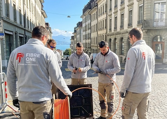 Technicien fibre sur site